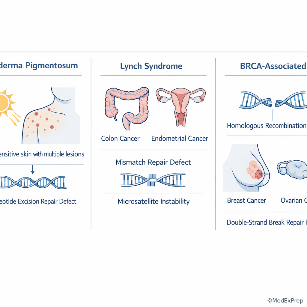 Fig 5. DNA repair defect syndrome comparison panel