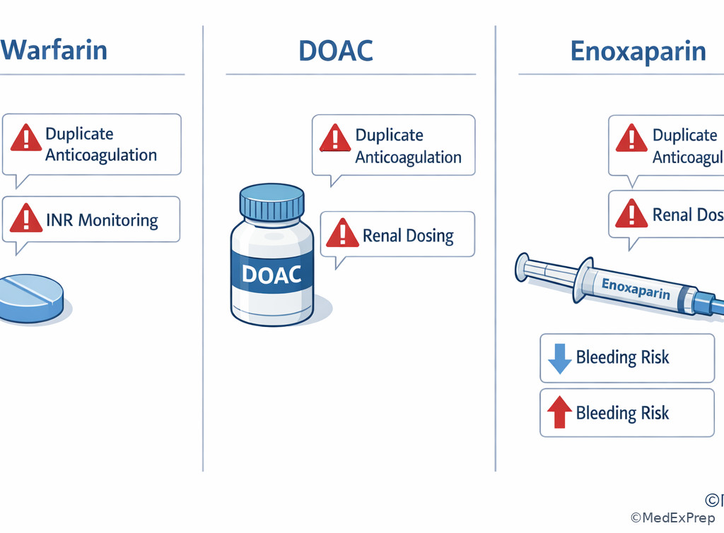 Labeled anticoagulation safety comparison image