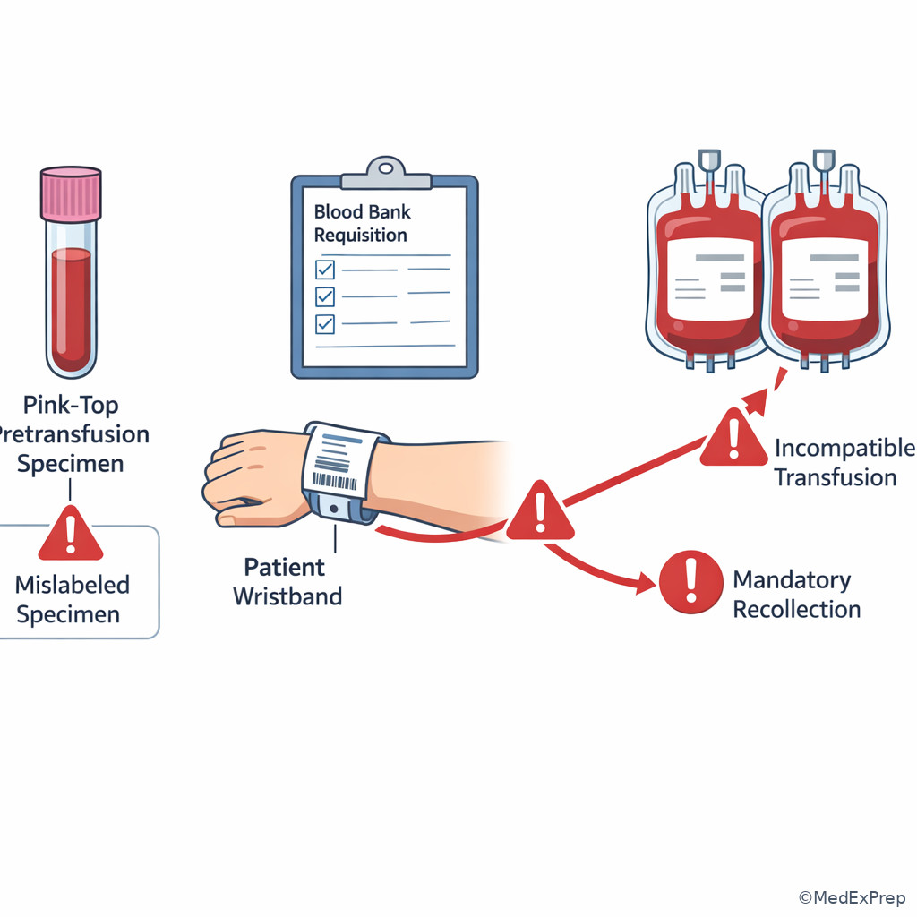 Fig 5. Blood bank specimen labeling risk focus