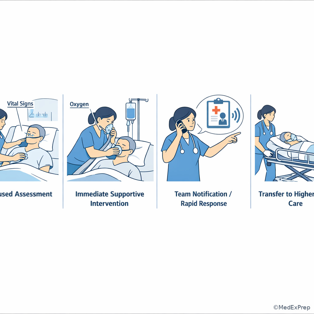 Stabilize then escalate bedside sequence