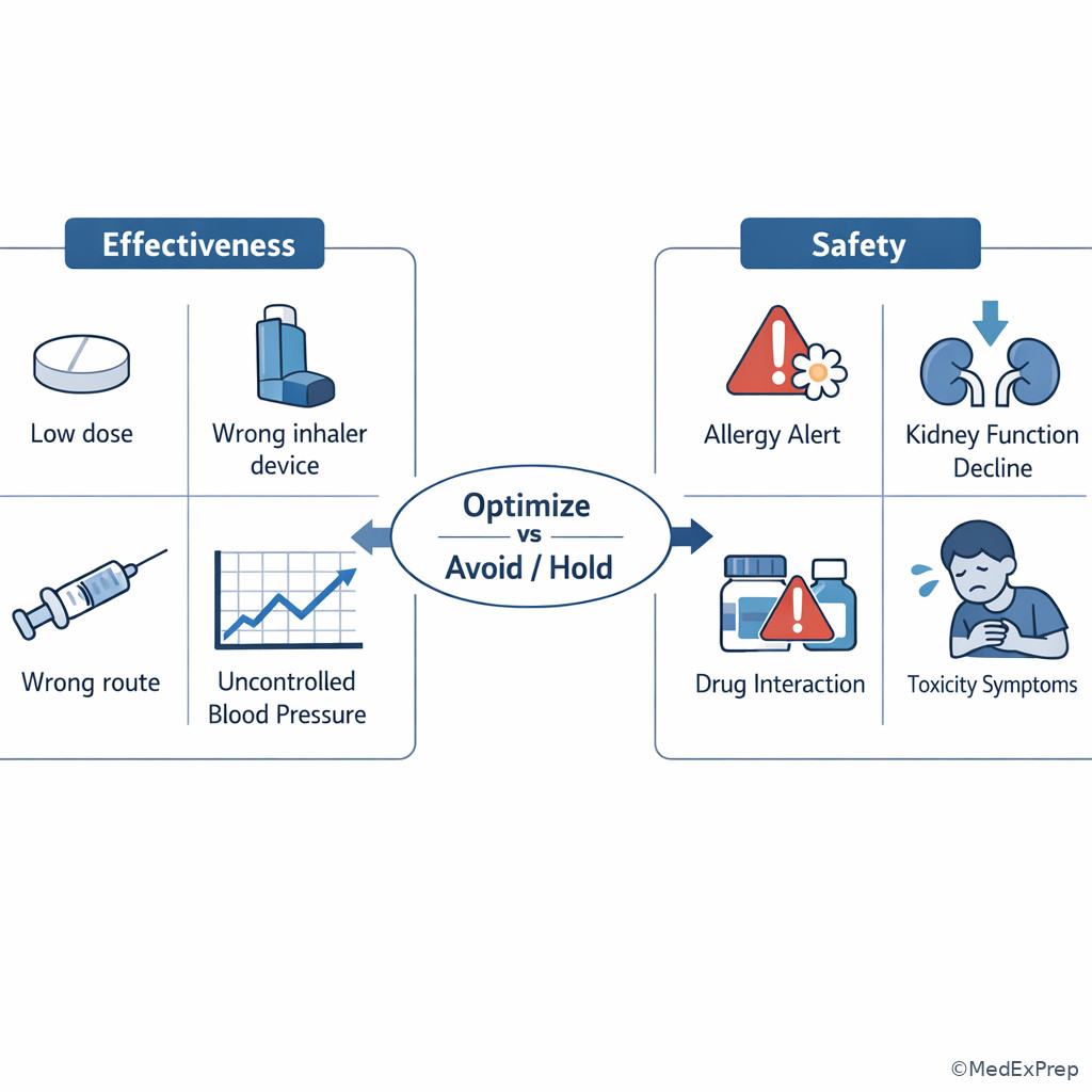 Fig 3. Effectiveness versus safety screening graphic