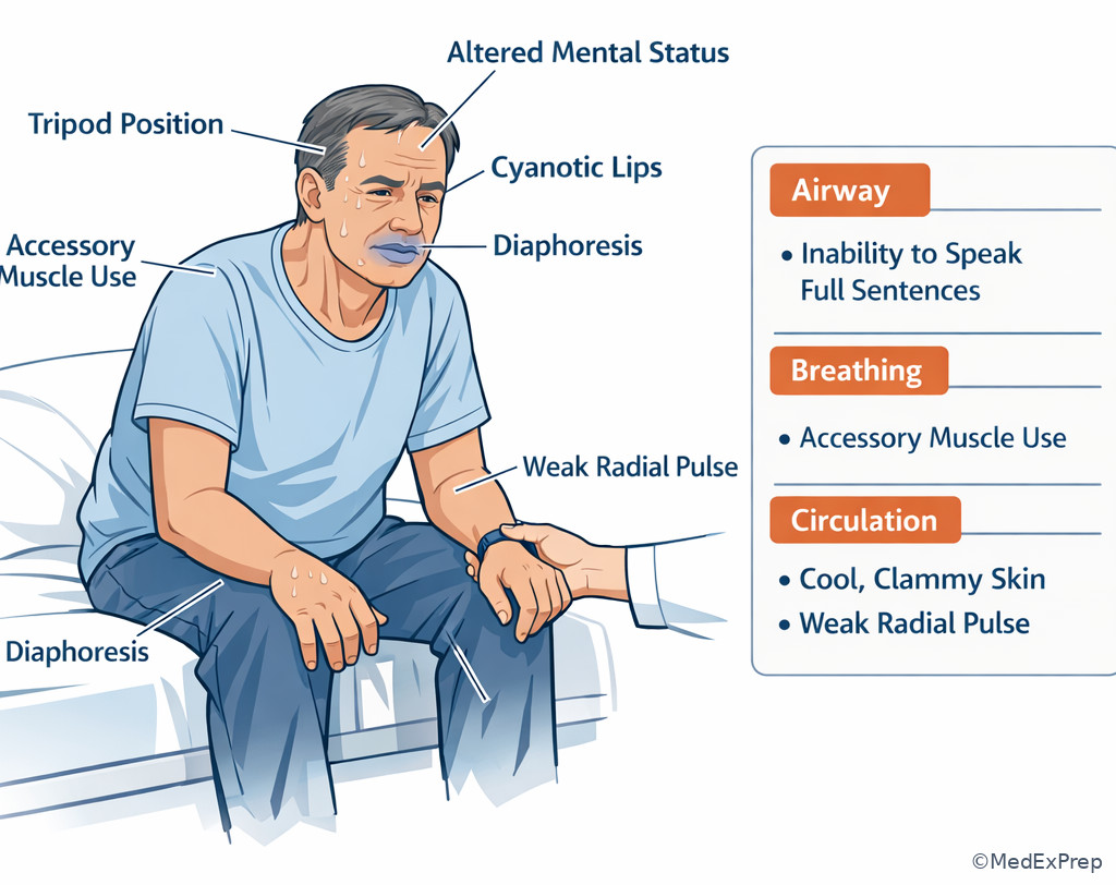 Fig 3. Bedside red flags in the unstable patient