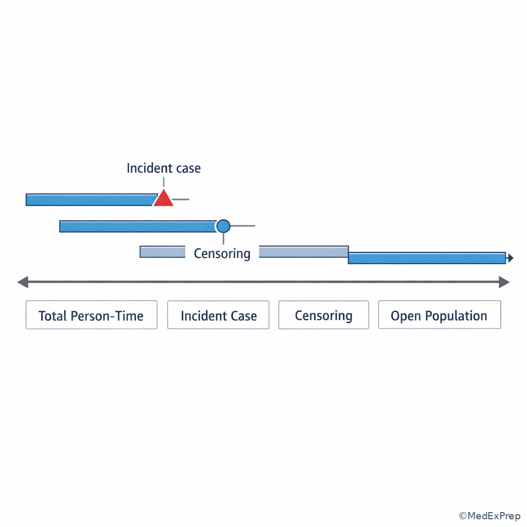 Person-time in an open population