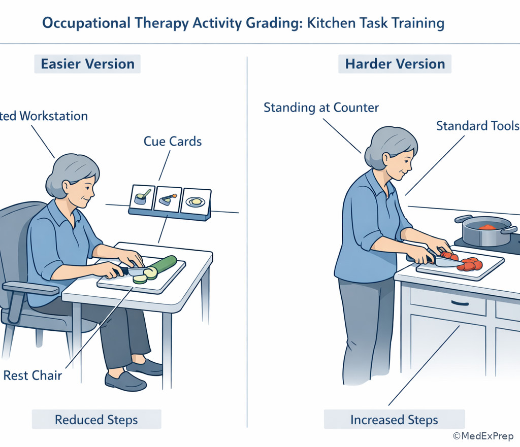 Activity grading illustration