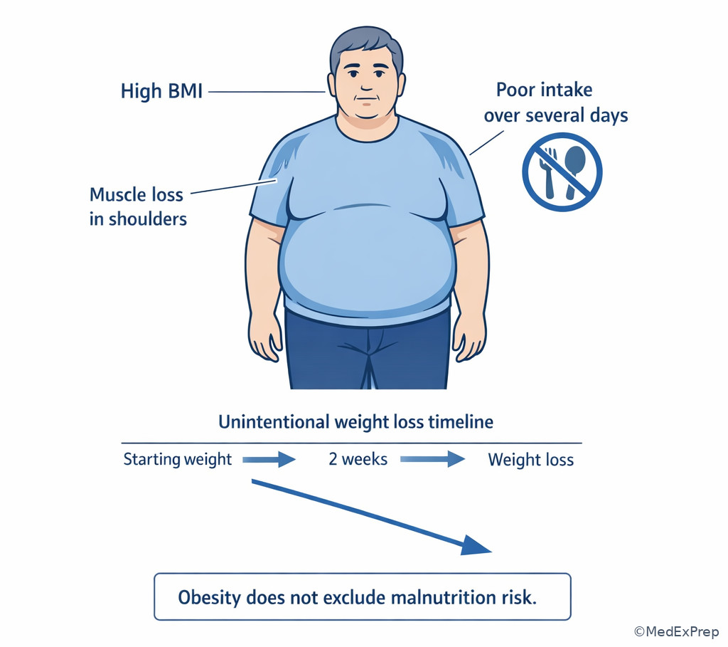 Fig 5. Obesity can coexist with nutrition risk