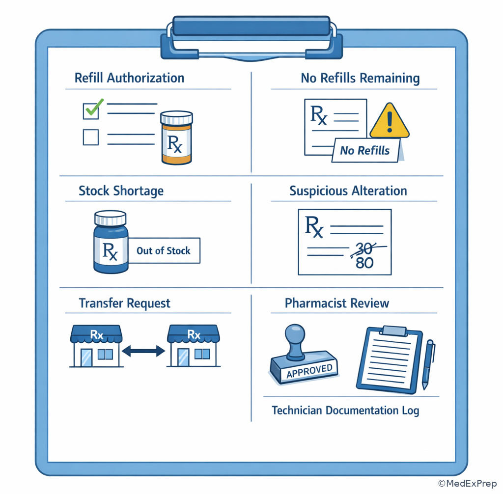 Controlled substance and refill boundary checklist