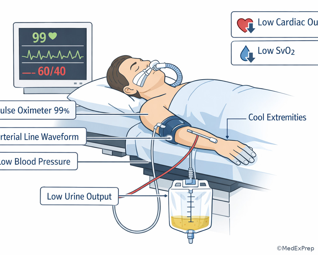 Perioperative hidden low oxygen delivery despite normal pulse oximetry