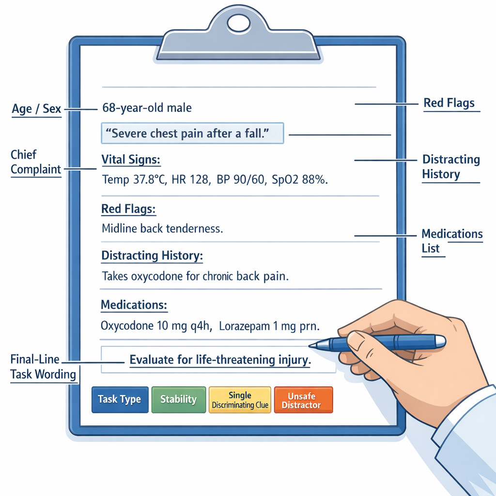 Fig 4. Board-style stem annotation example