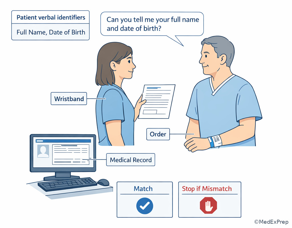 Identity check at the NM front end