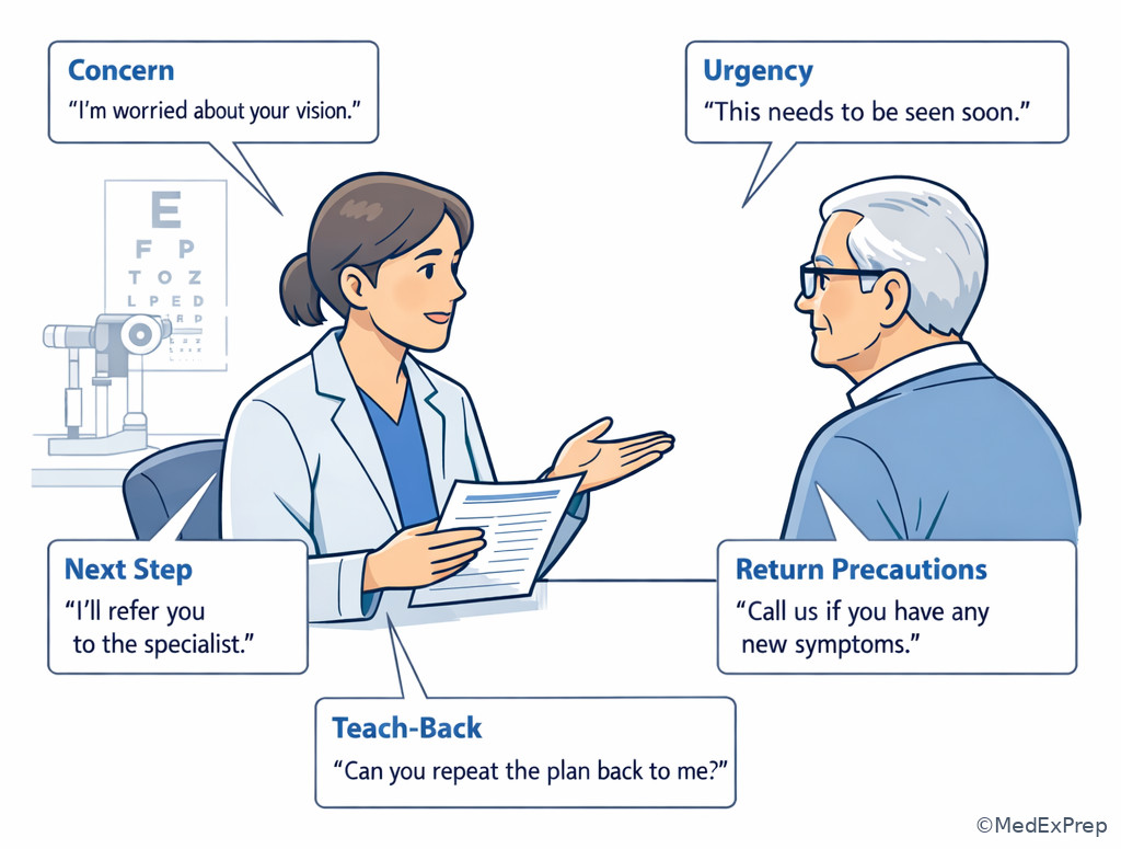 Urgent counseling communication illustration