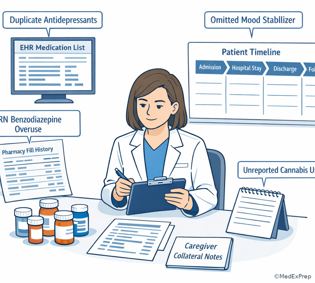 Fig 6. Pharmacist medication reconciliation in behavioral health transitions of care