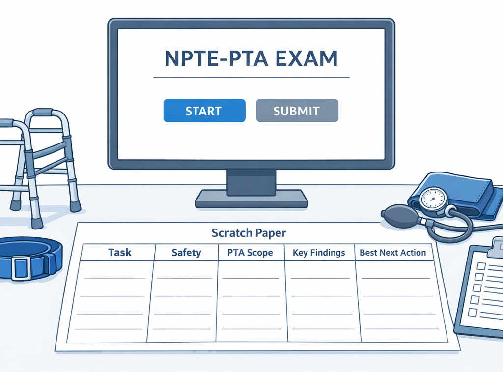 Fig 3. PTA exam decision workspace