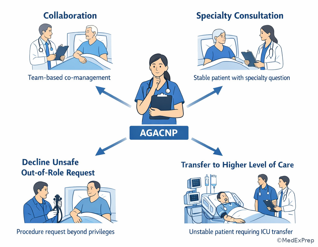 Fig 5. Collaboration consultation transfer choices