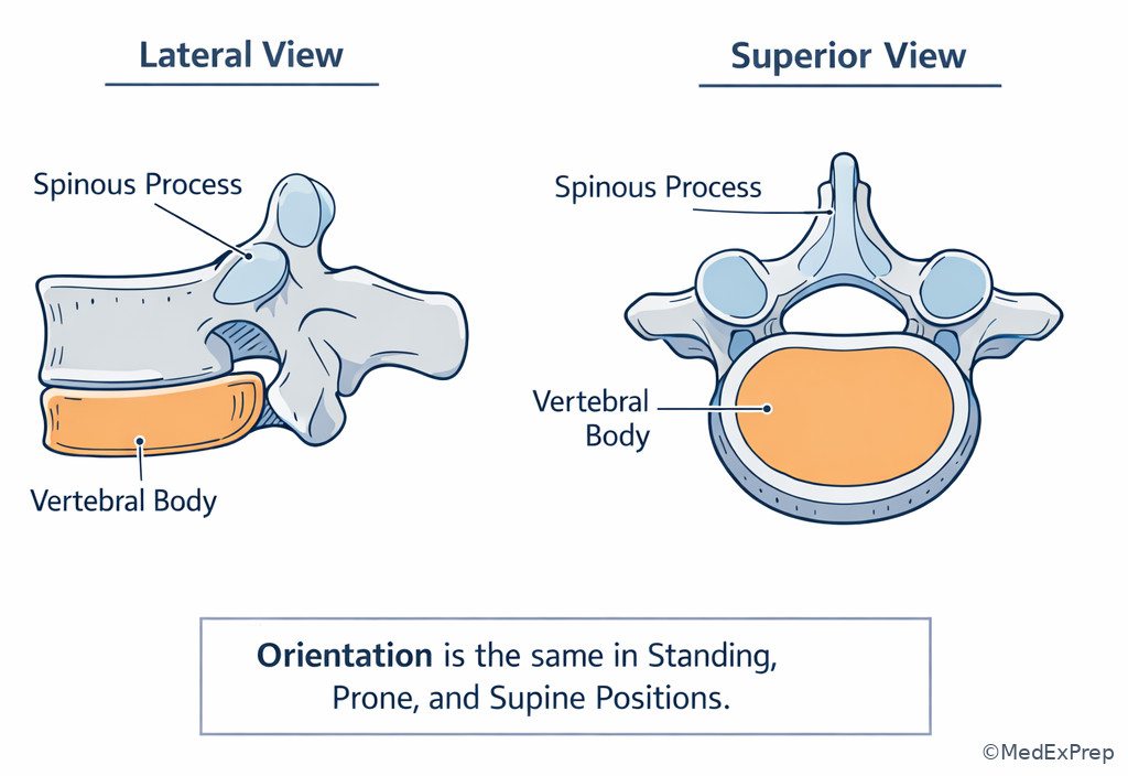 Spinal relationship illustration