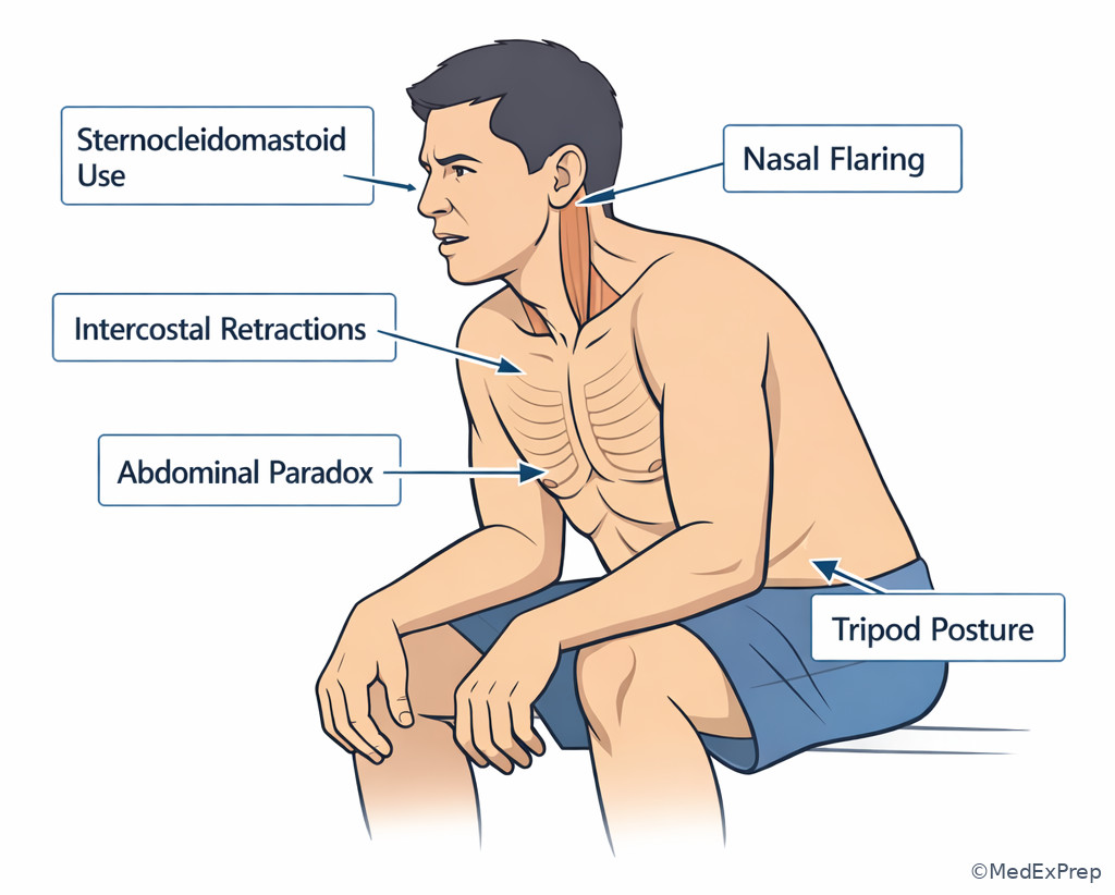 Work of breathing landmarks