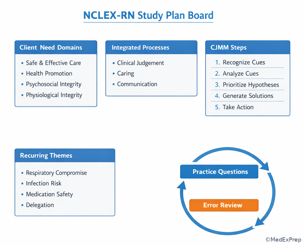 Fig 5. Balanced NCLEX study board