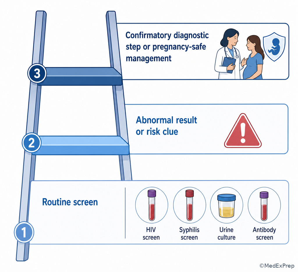 Screening versus confirmation ladder