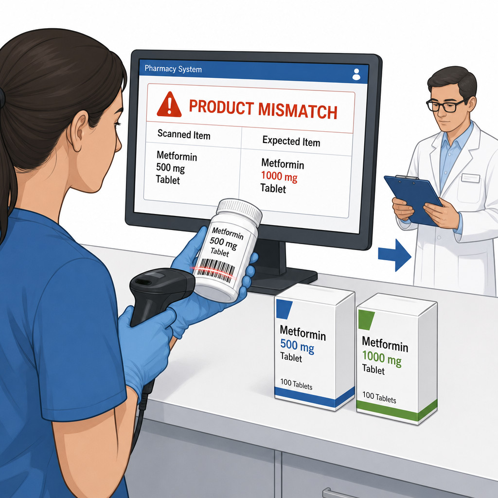 Product mismatch checkpoint