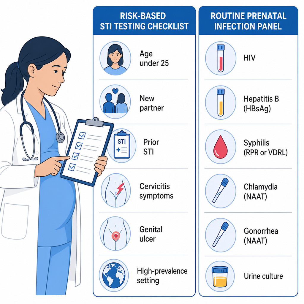 Risk-based STI add-on testing