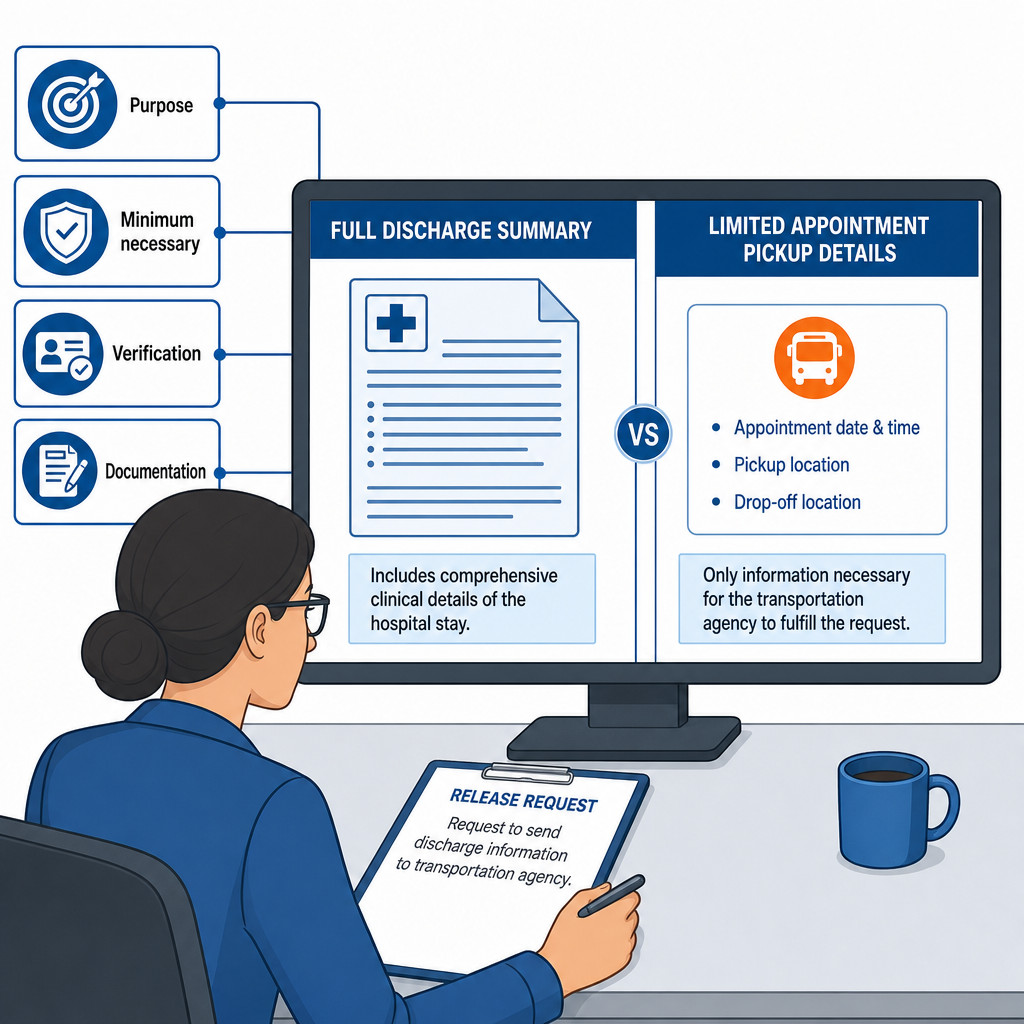 Minimum necessary disclosure review