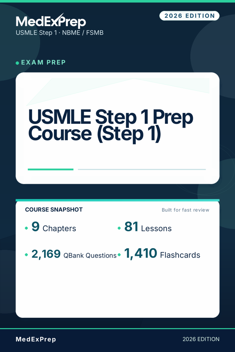 USMLE Step 1 Prep Course (Step 1)