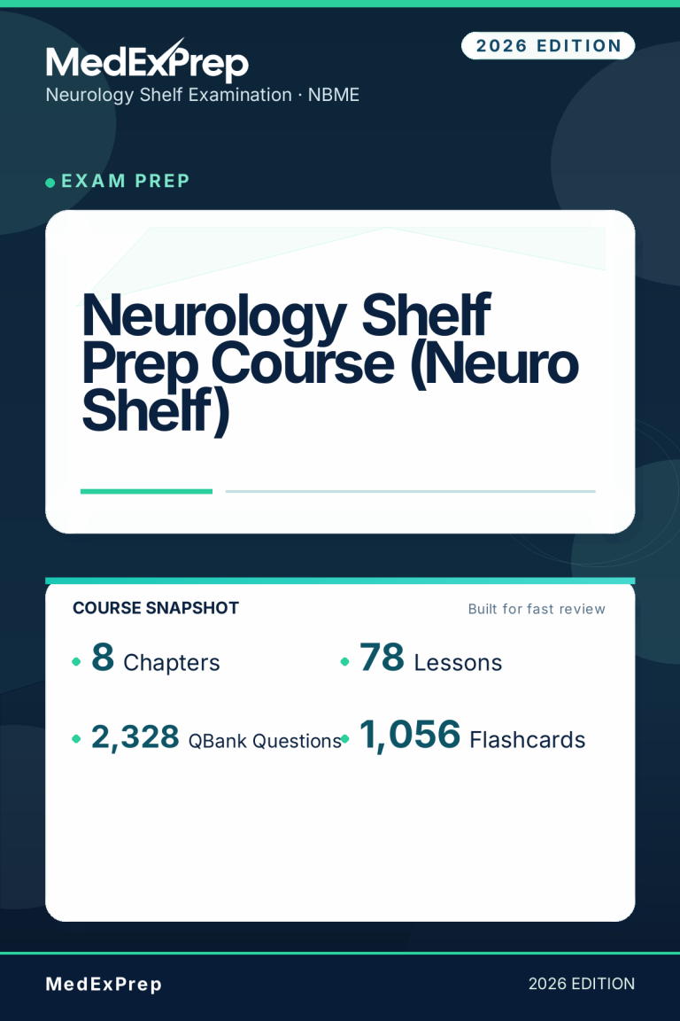 Neurology Shelf Prep Course (Neuro Shelf)