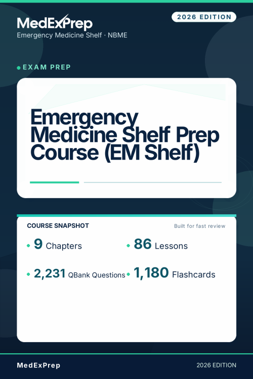 Emergency Medicine Shelf Prep Course (EM Shelf)