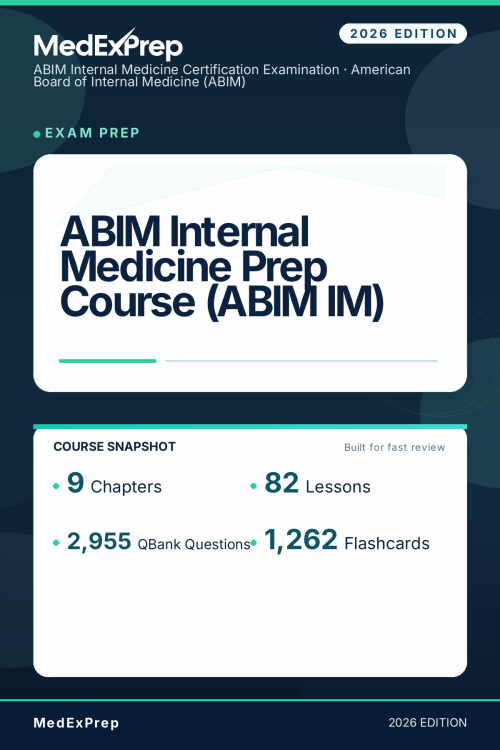 ABIM Internal Medicine Prep Course (ABIM IM)