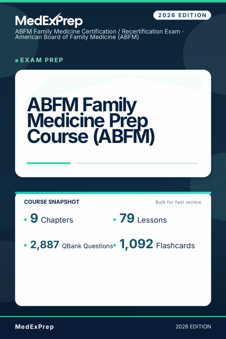 ABFM Family Medicine Prep Course (ABFM)