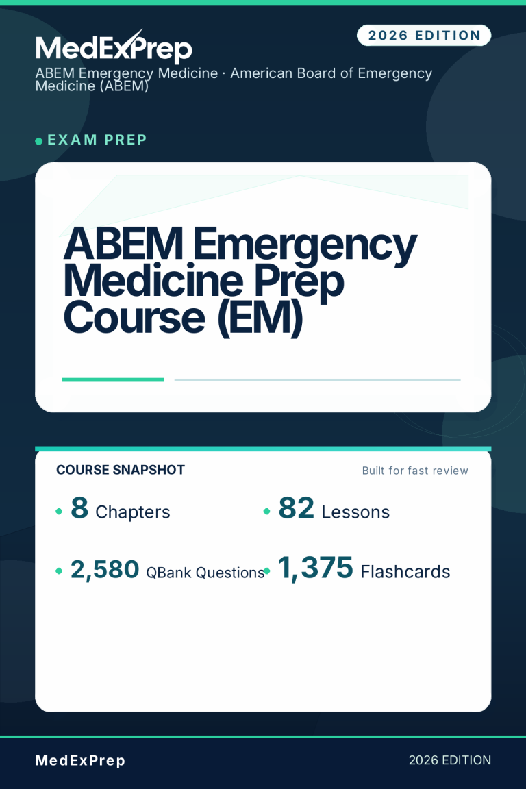 ABEM Emergency Medicine Prep Course (EM)