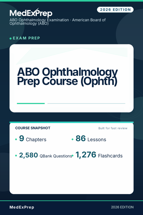 ABO Ophthalmology Prep Course (Ophth)