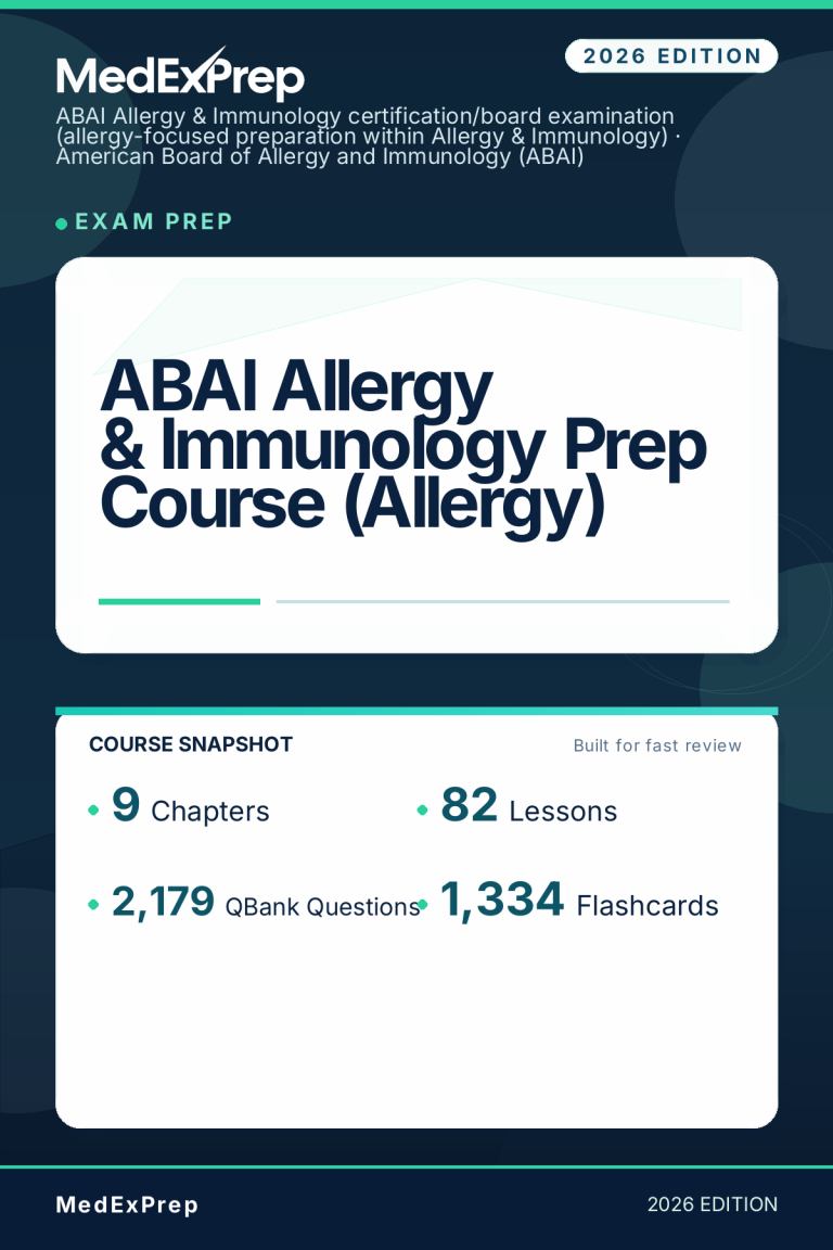 ABAI Allergy & Immunology Prep Course (Allergy)