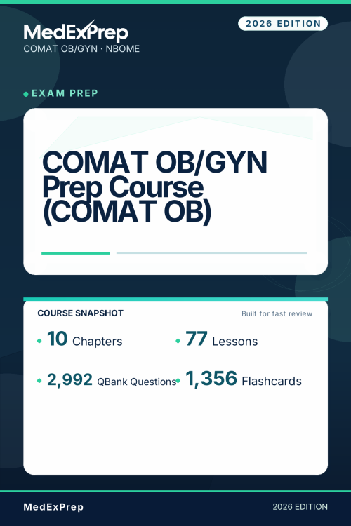 COMAT OB/GYN Prep Course (COMAT OB)