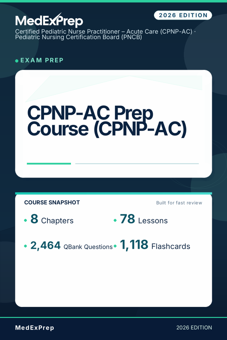 CPNP-AC Prep Course (CPNP-AC)