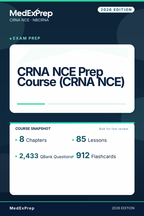 CRNA NCE Prep Course (CRNA NCE)