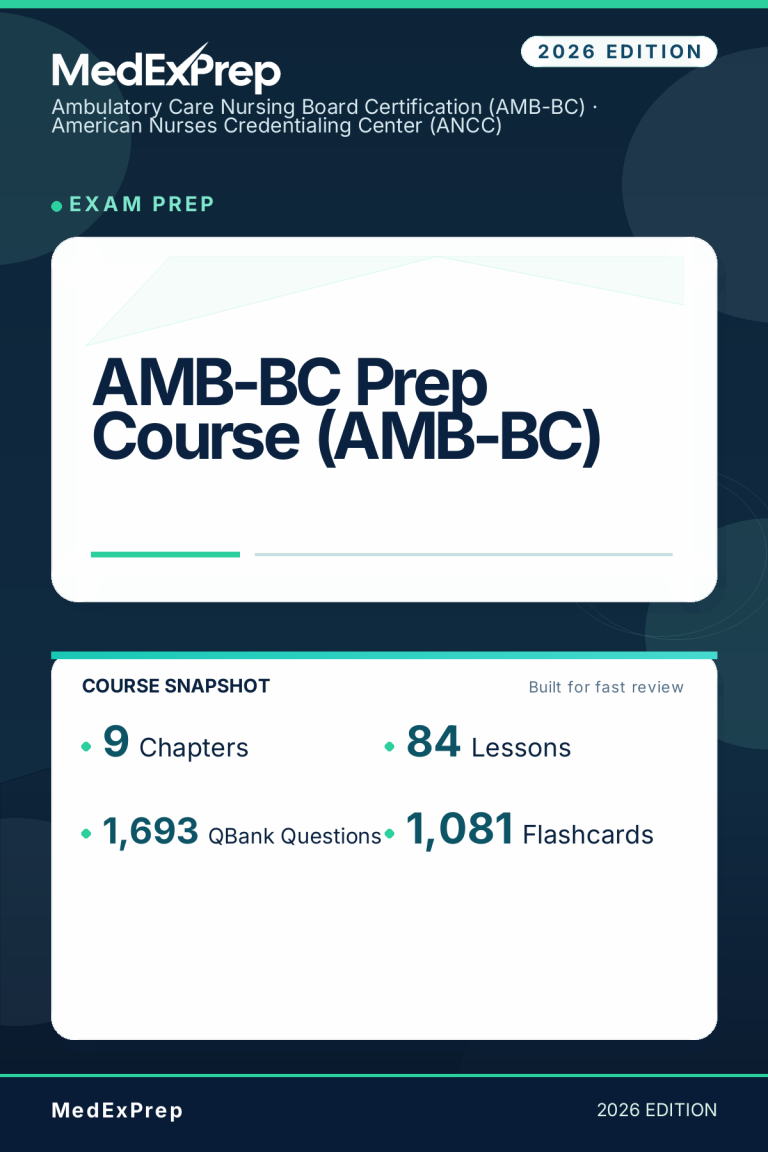 AMB-BC Prep Course (AMB-BC)