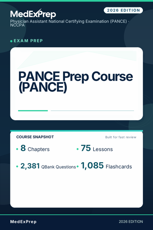 PANCE Prep Course (PANCE)