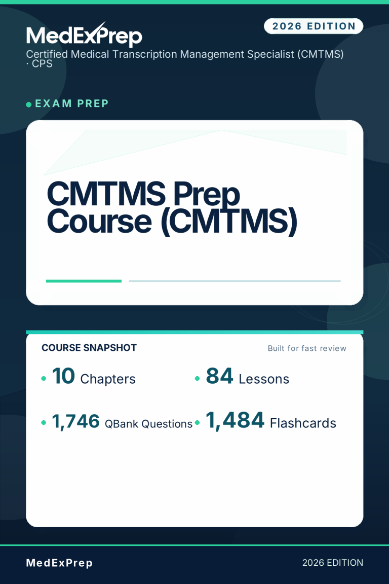 CMTMS Prep Course (CMTMS)