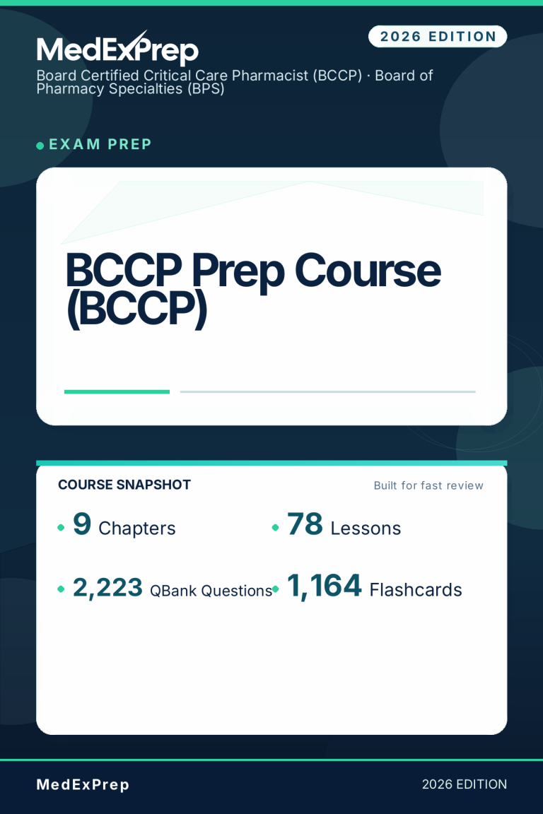 BCCP Prep Course (BCCP)