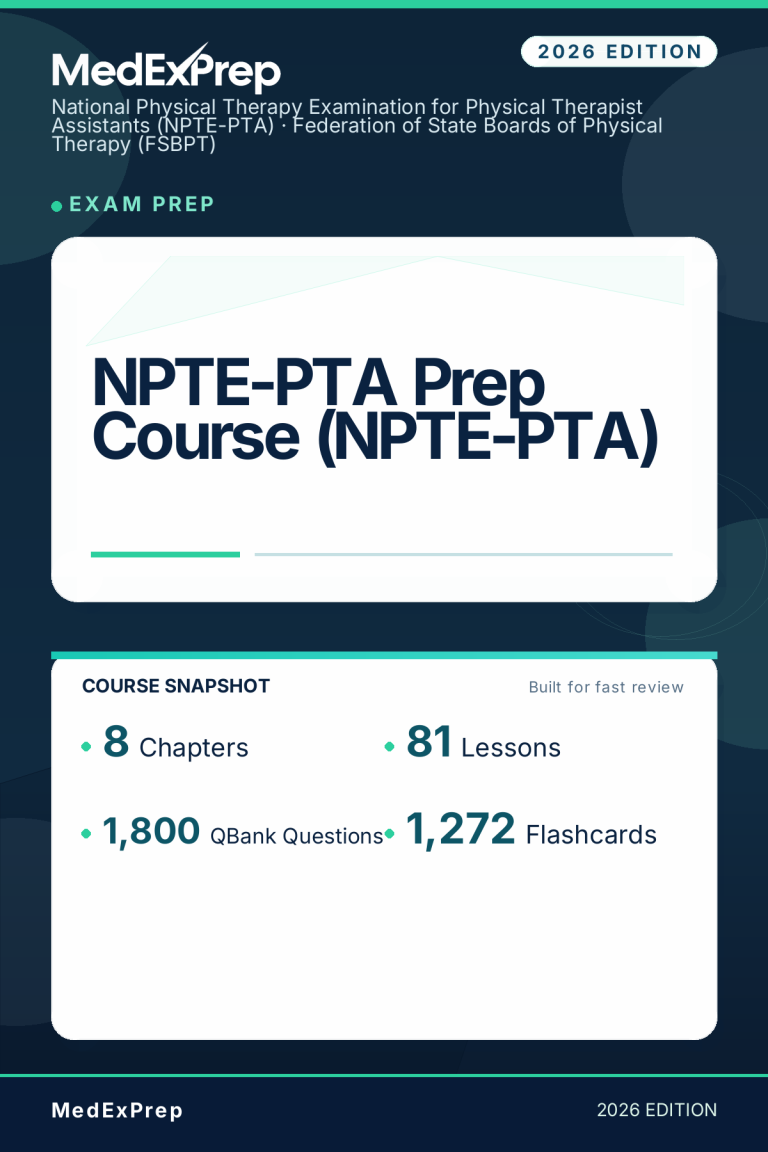 NPTE-PTA Prep Course (NPTE-PTA)
