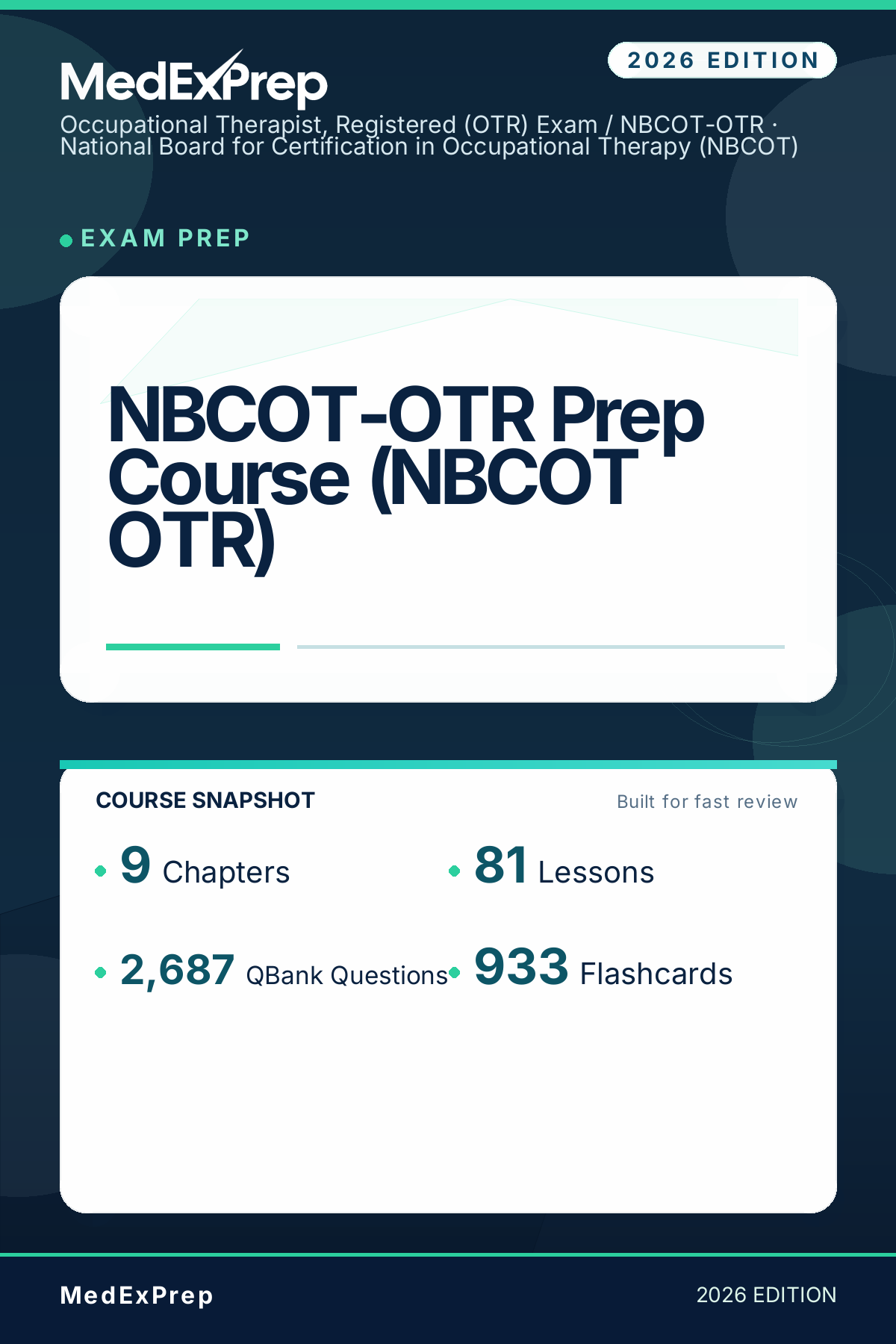 NBCOT-OTR Prep Course (NBCOT OTR)