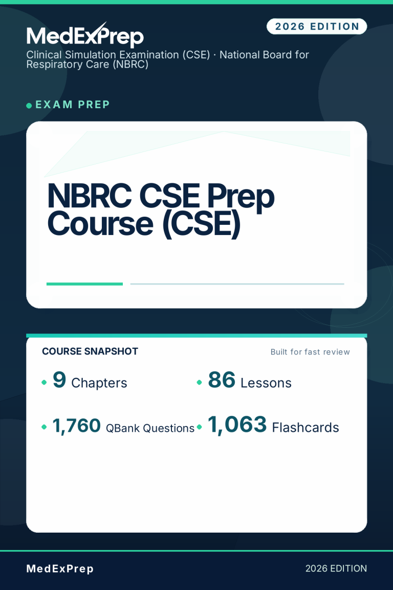 NBRC CSE Prep Course (CSE)
