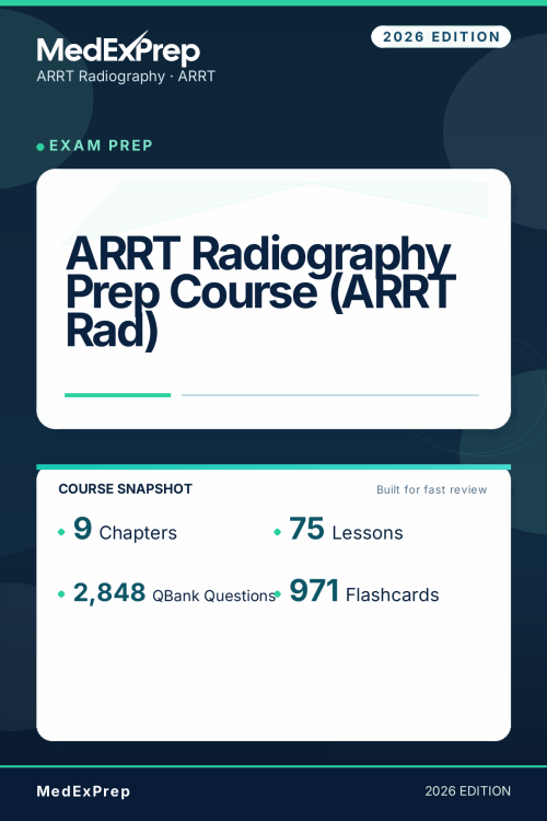 ARRT Radiography Prep Course (ARRT Rad)