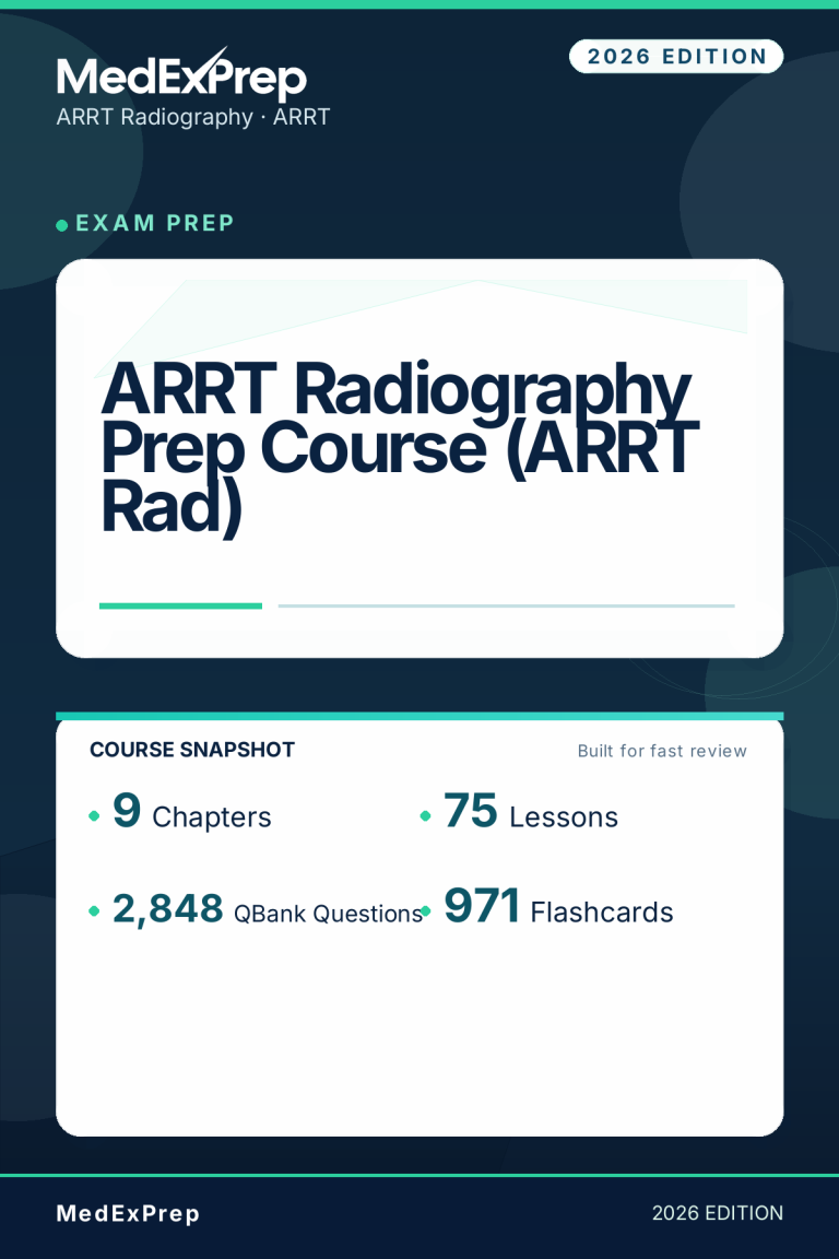 ARRT Radiography Prep Course (ARRT Rad)