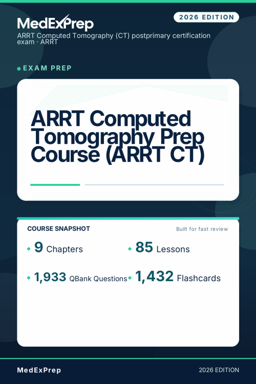 ARRT Computed Tomography Prep Course (ARRT CT)