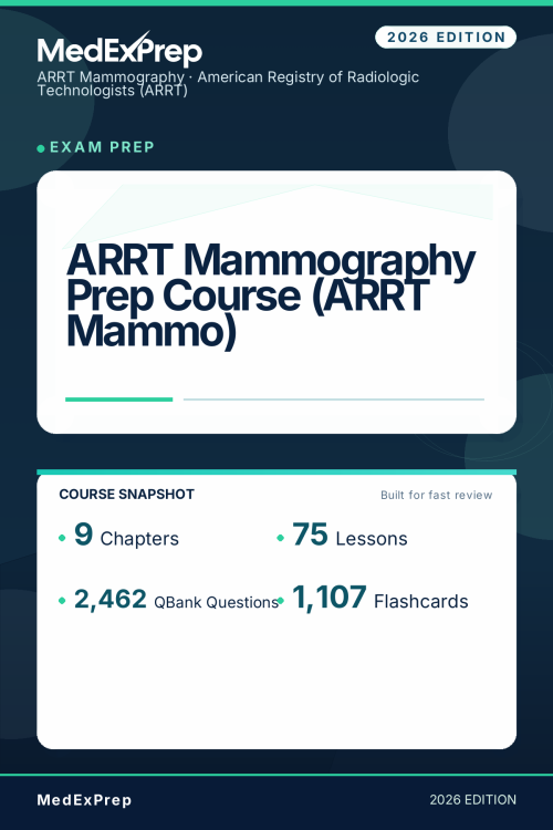 ARRT Mammography Prep Course (ARRT Mammo)