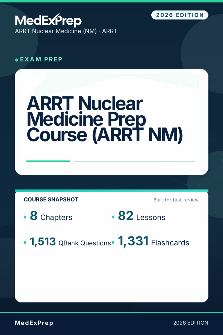 ARRT Nuclear Medicine Prep Course (ARRT NM)