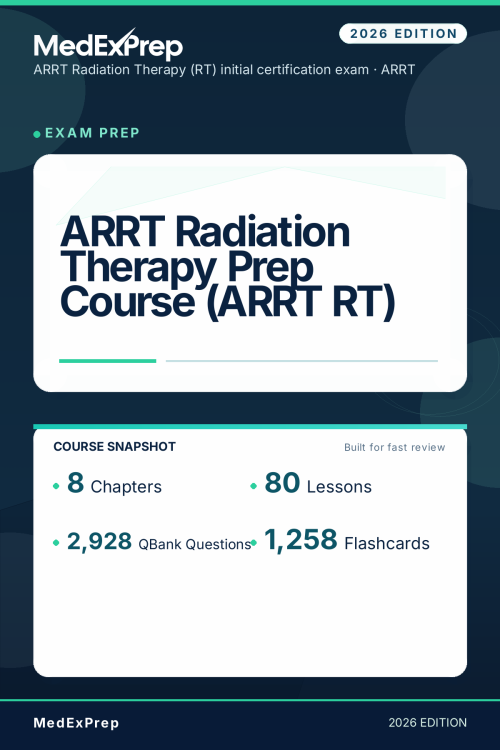 ARRT Radiation Therapy Prep Course (ARRT RT)