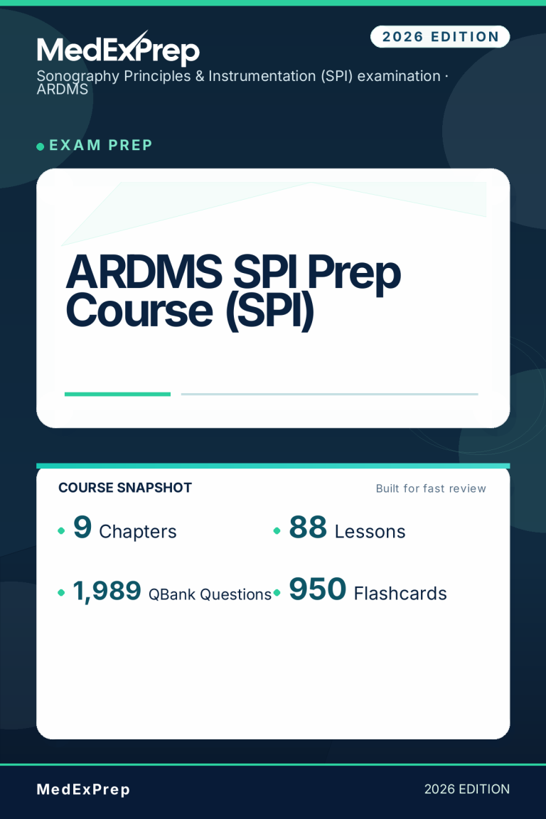 ARDMS SPI Prep Course (SPI)