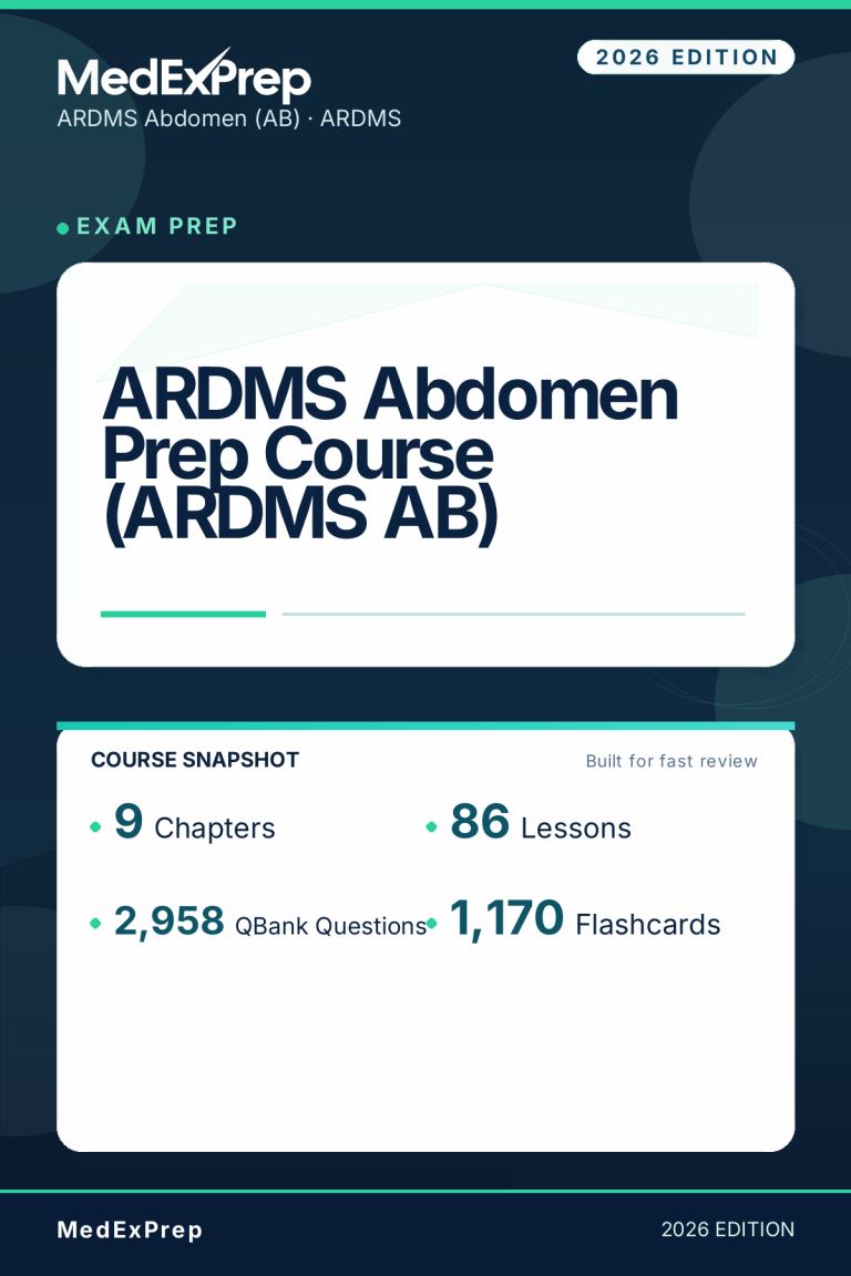 ARDMS Abdomen Prep Course (ARDMS AB)